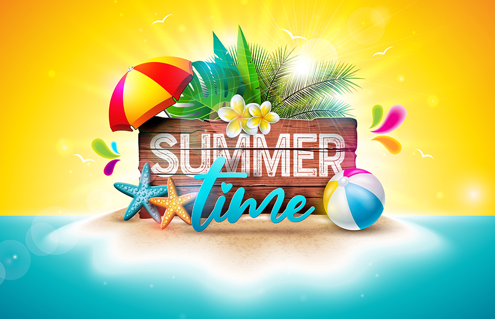 カンカン照りの真夏日、秋の運動会準備を先取り！